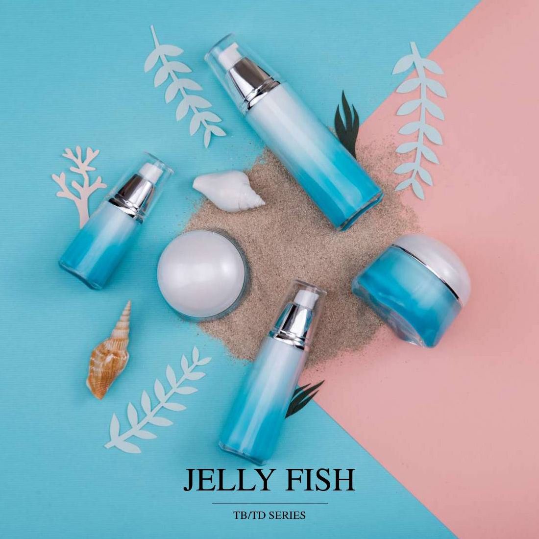 COSJAR cometic container design - Jellyfish series